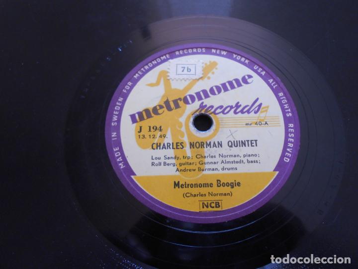 Discos de pizarra: CHARLES NORMAN QUINTET // TOMTEBOOGIE - Foto 1