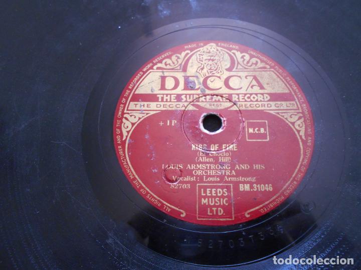 Discos de pizarra: LOUIS ARMSTRONG AND HIS ORCHESTRA - Foto 1