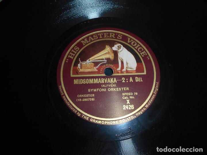 Discos de pizarra: MIDSOMMARVAKA - 1 Y 2 A DEL // SYMFONI ORKESTER - Foto 2