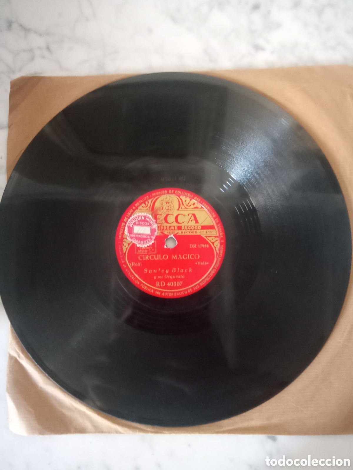 Discos de pizarra: Disco pizarra Decca 40307 - Foto 3