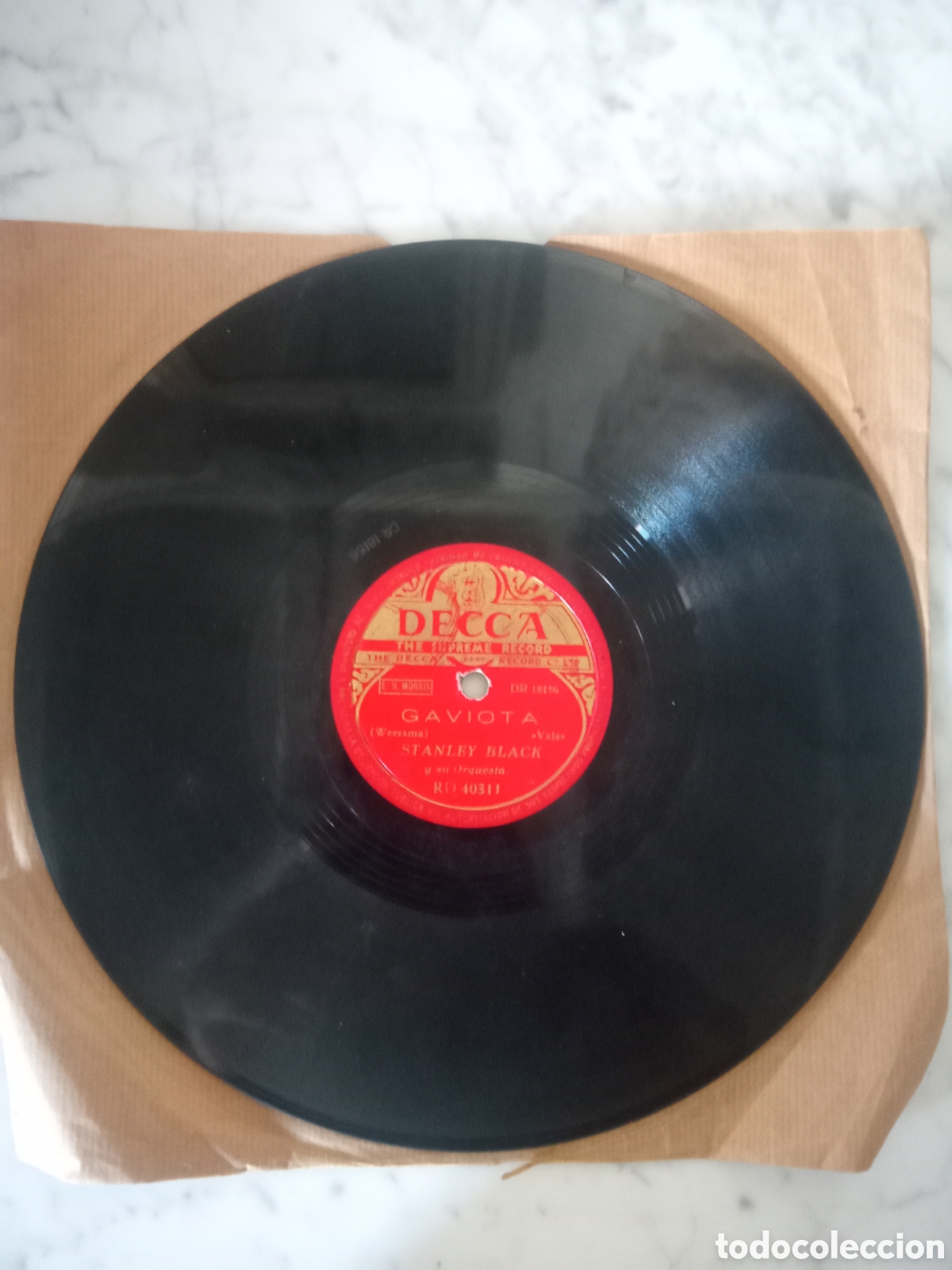Discos de pizarra: Disco de pizarra Decca - Foto 3