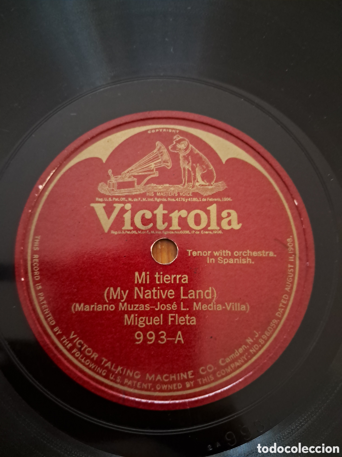 Discos de pizarra: Miguel Fleta - Foto 1