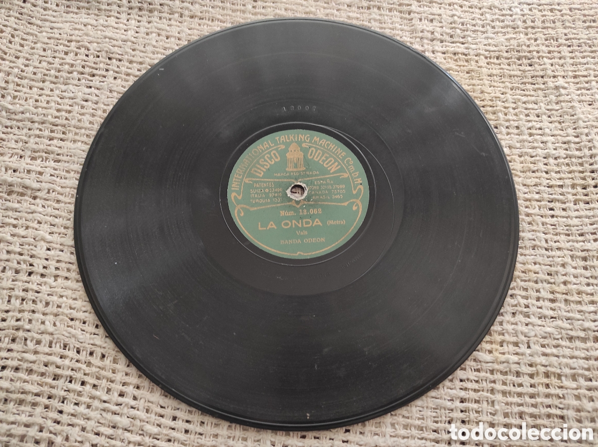 Discos de pizarra: DISCO DE PIZARRA - BANDA ODEON, LA ONDA, LA NI&Ntilde;A DE EL AUTO - Foto 1