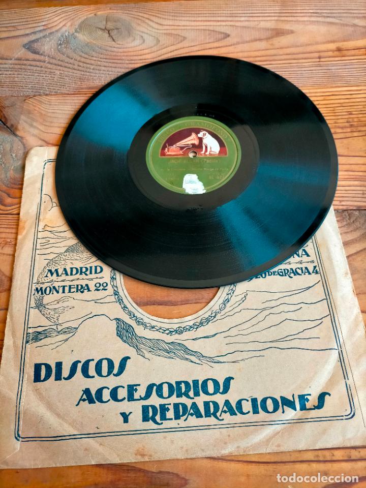 Discos de pizarra: Disco de pizarra antiguo gram&oacute;fono &ccedil;a cest paris padilla two step inch allah - Foto 3