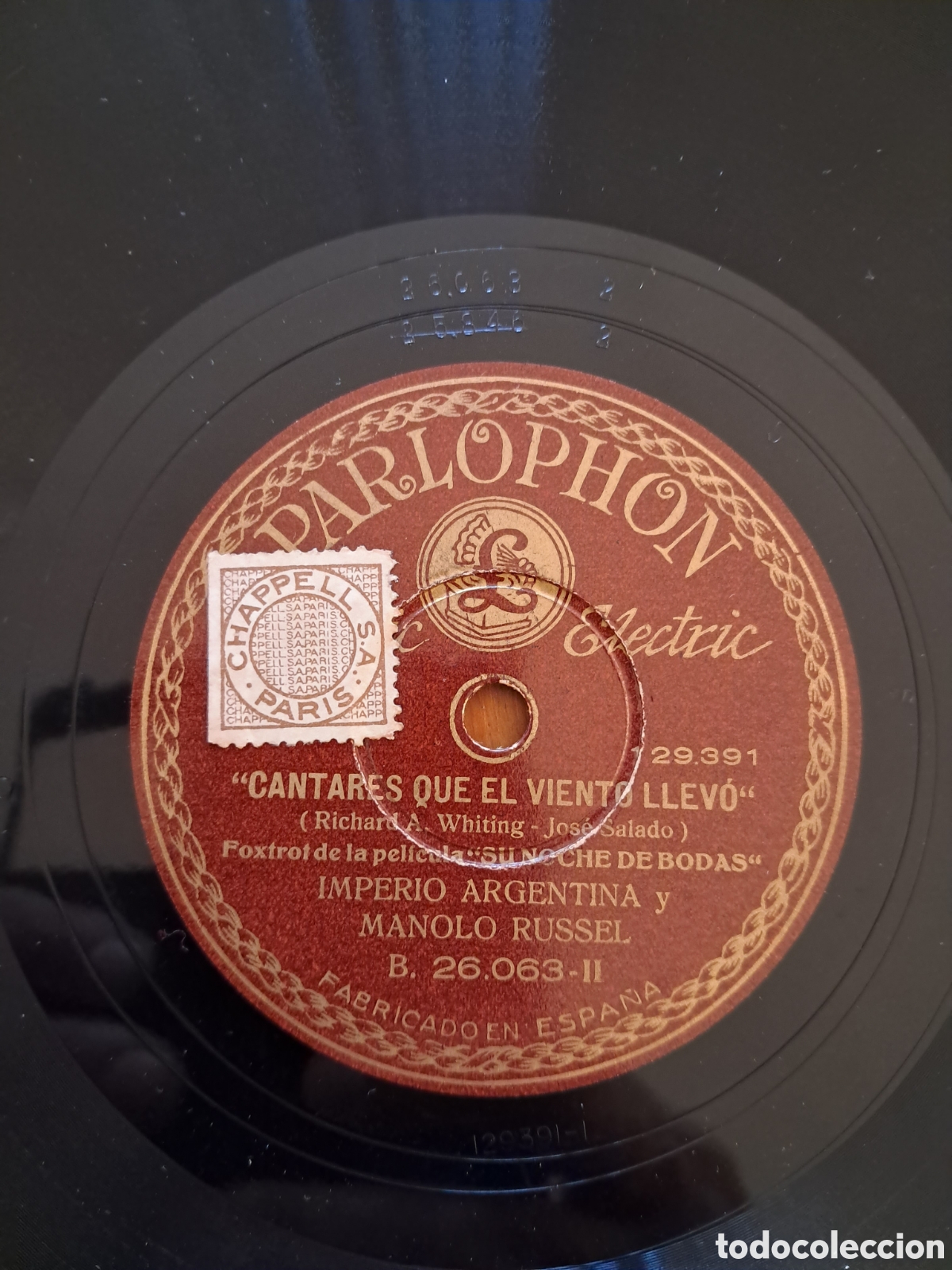 Discos de pizarra: Imperio Argentina y Manolo Russel - Foto 3