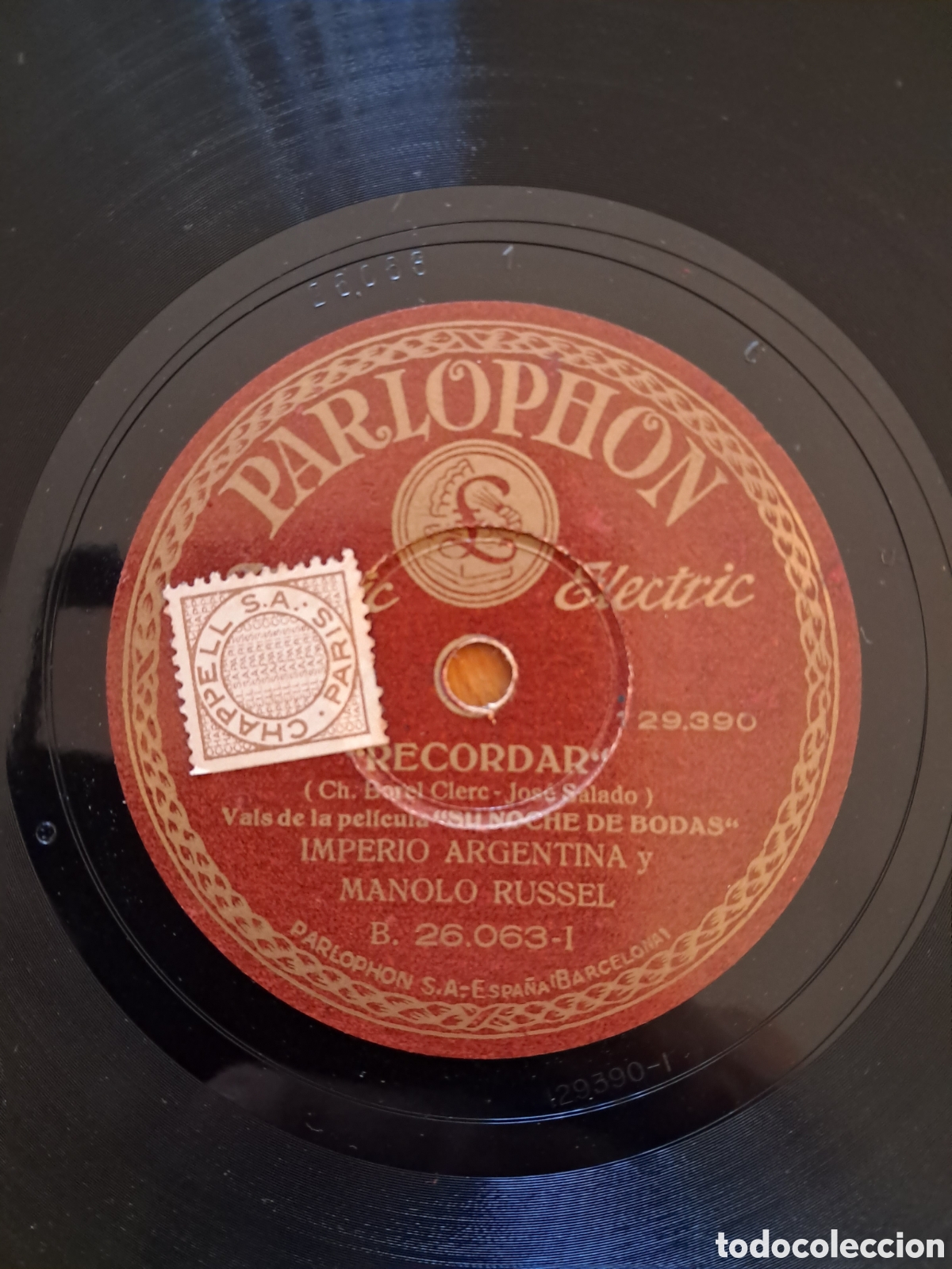 Discos de pizarra: Imperio Argentina y Manolo Russel - Foto 1