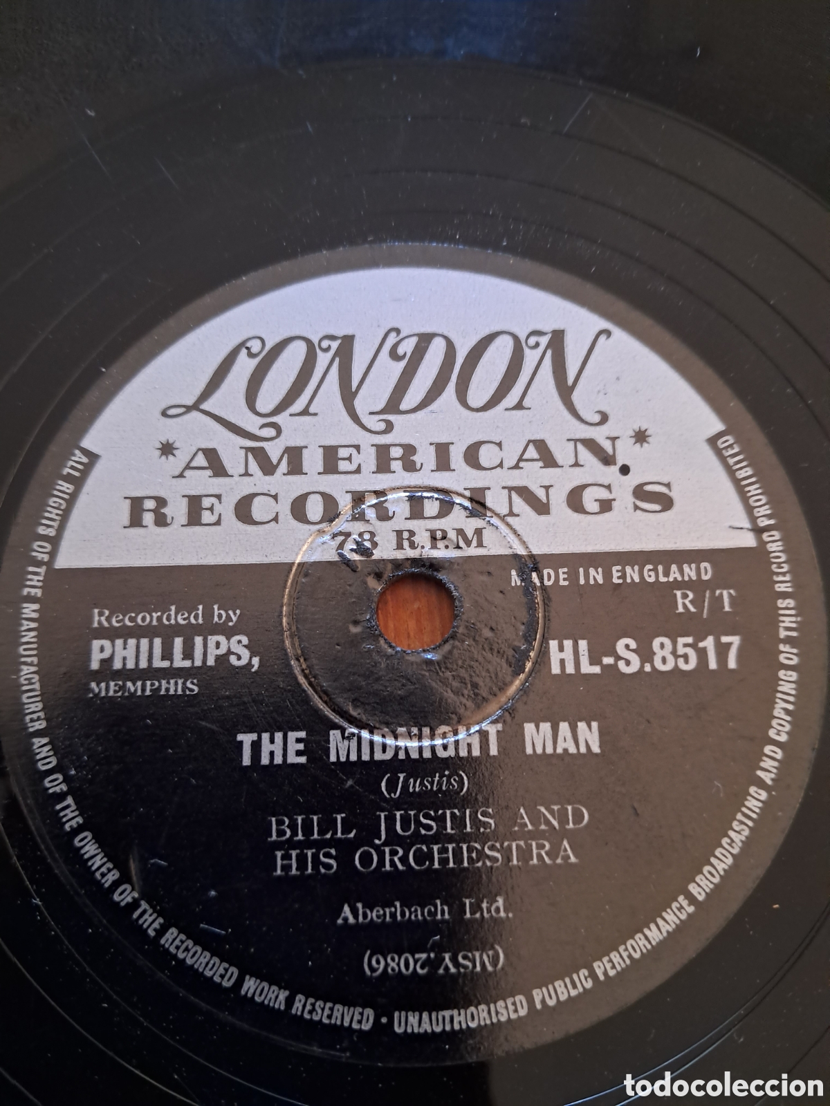 Discos de pizarra: Bill Justis disco pizarra rockabilly - Foto 3