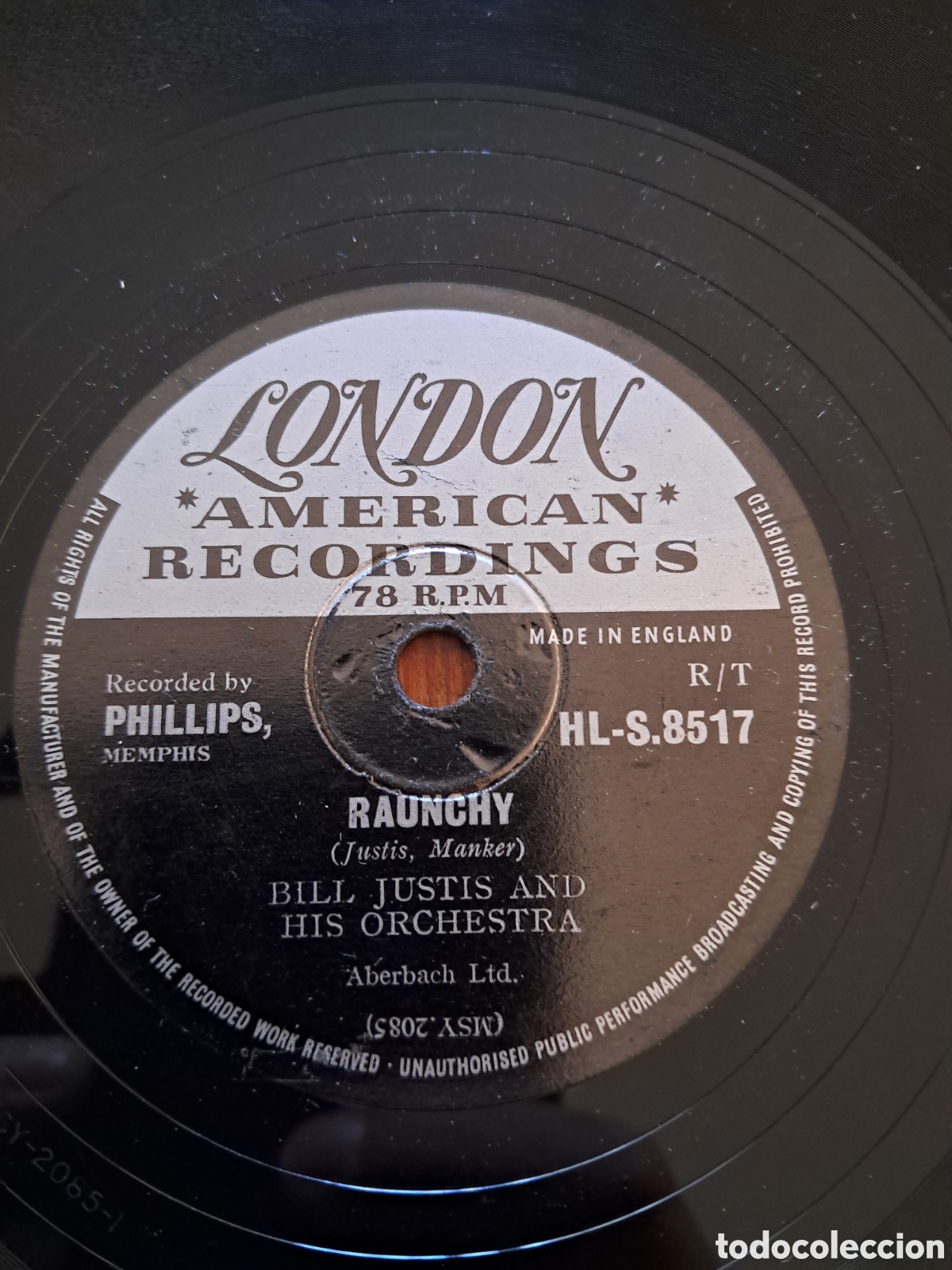 Discos de pizarra: Bill Justis disco pizarra rockabilly - Foto 1