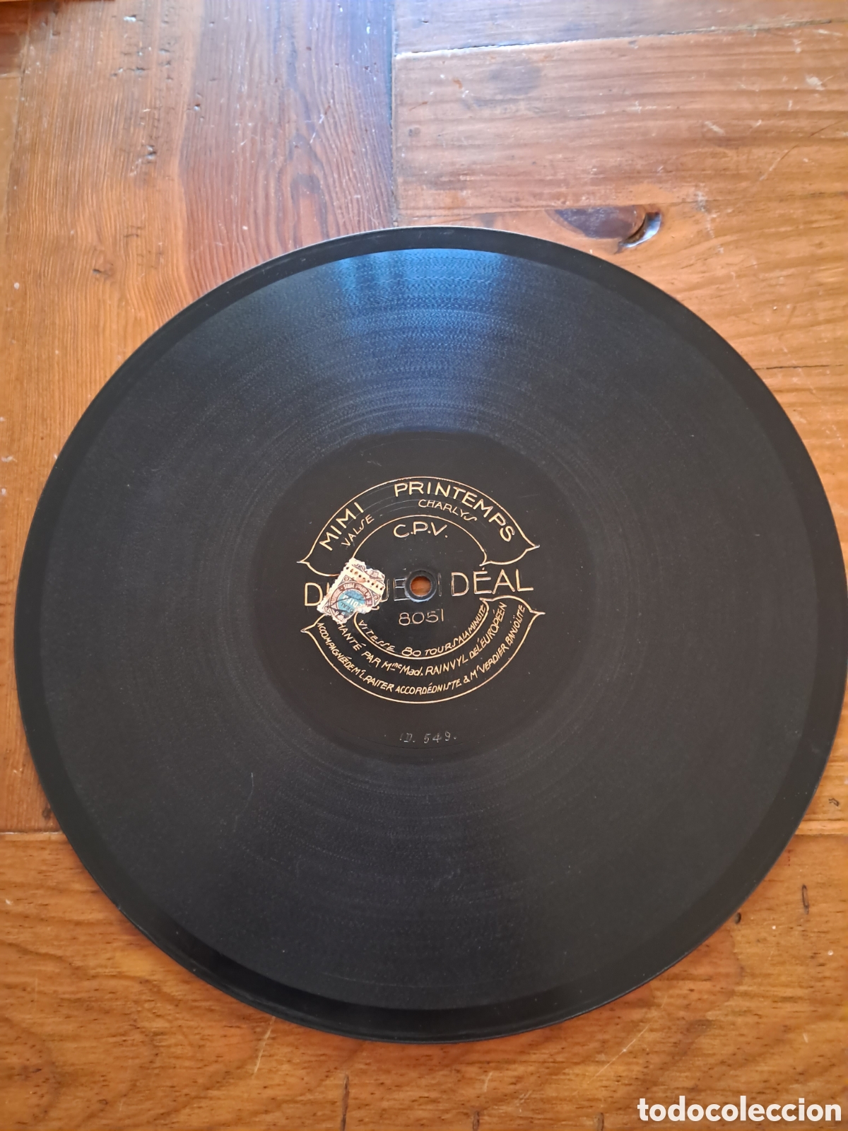 Discos de pizarra: Disque ideal 80rpm 11 1/3&rdquo; - Foto 2