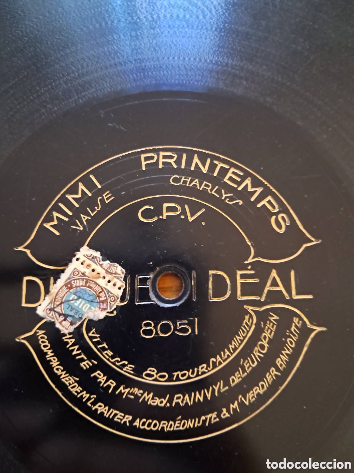Discos de pizarra: Disque ideal 80rpm 11 1/3&rdquo; - Foto 1