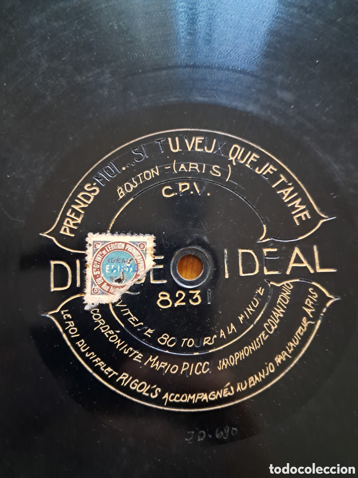 Discos de pizarra: Disque ideal 80rpm 11 1/3&rdquo; - Foto 1