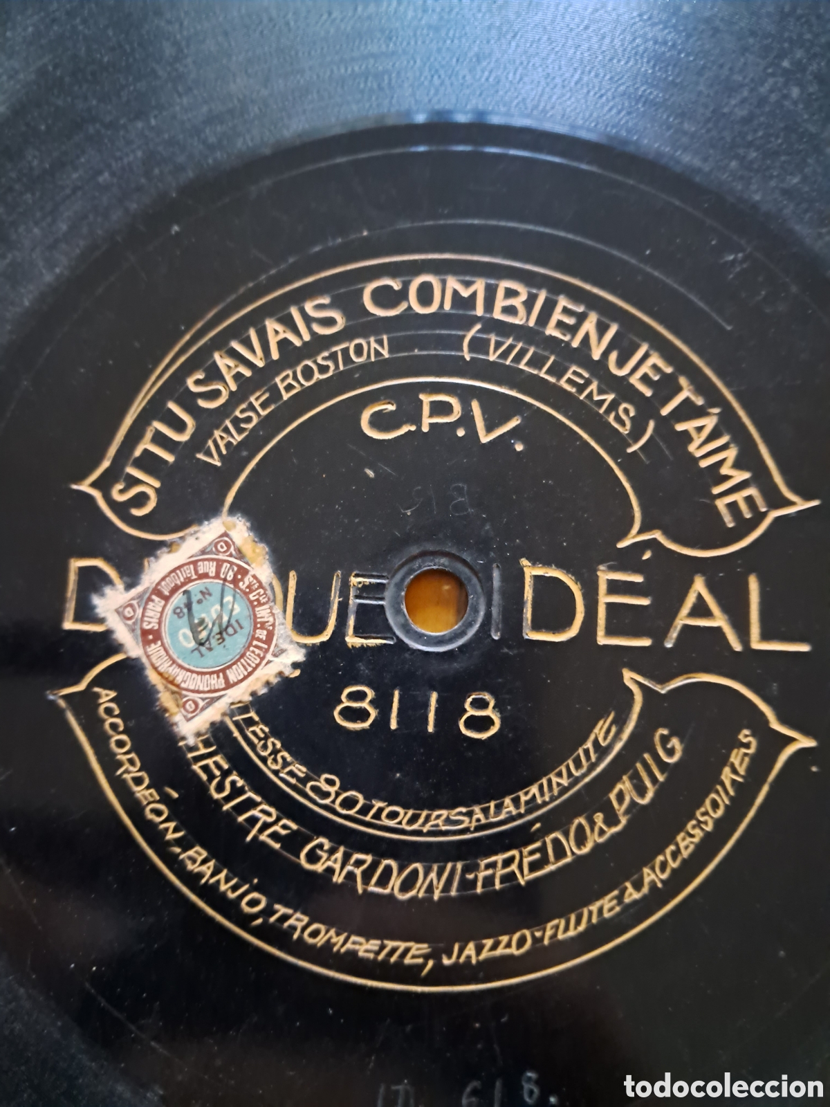 Discos de pizarra: Disque ideal 80rpm 11 1/3&rdquo; - Foto 3