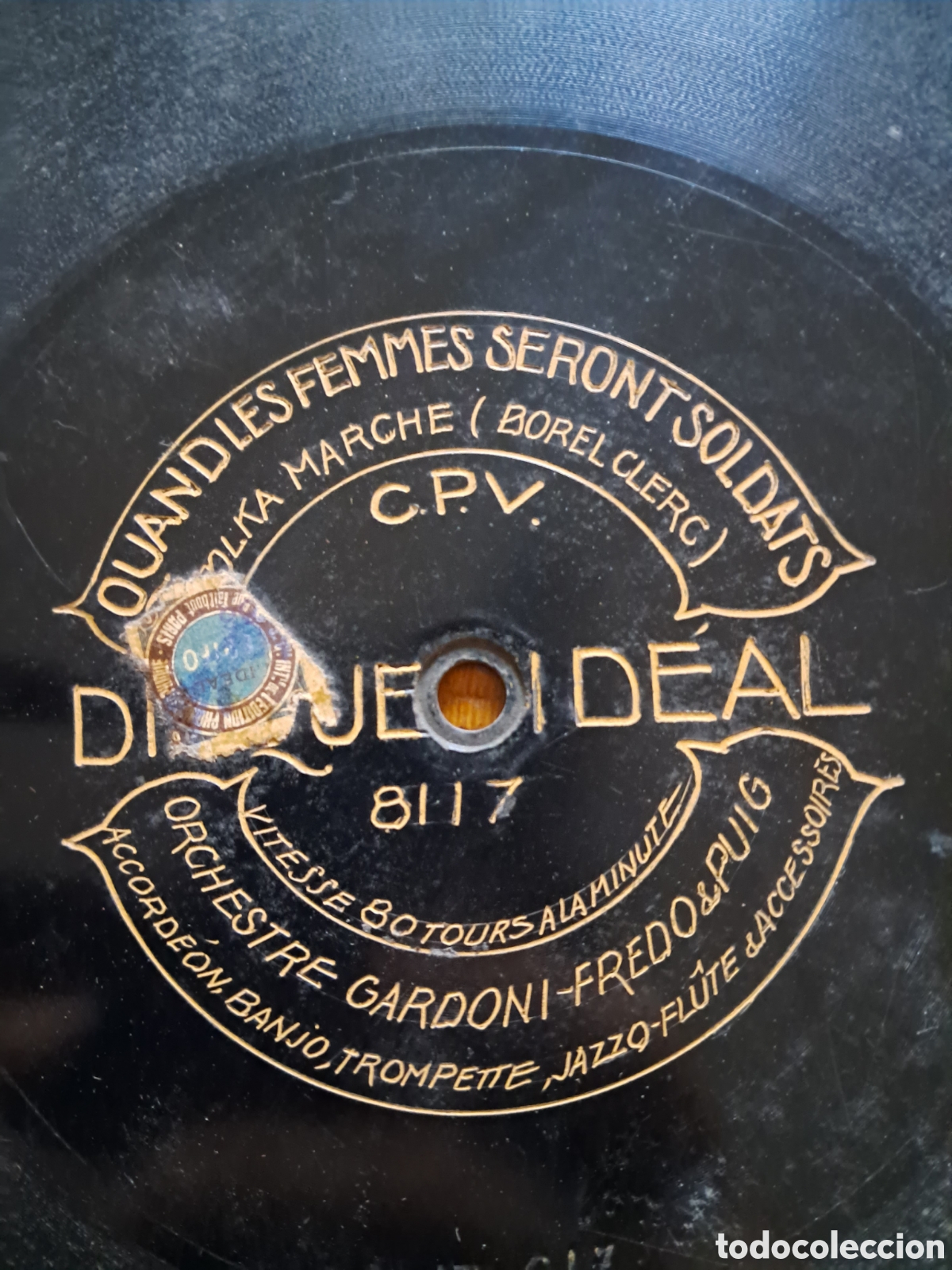 Discos de pizarra: Disque ideal 80rpm 11 1/3&rdquo; - Foto 1