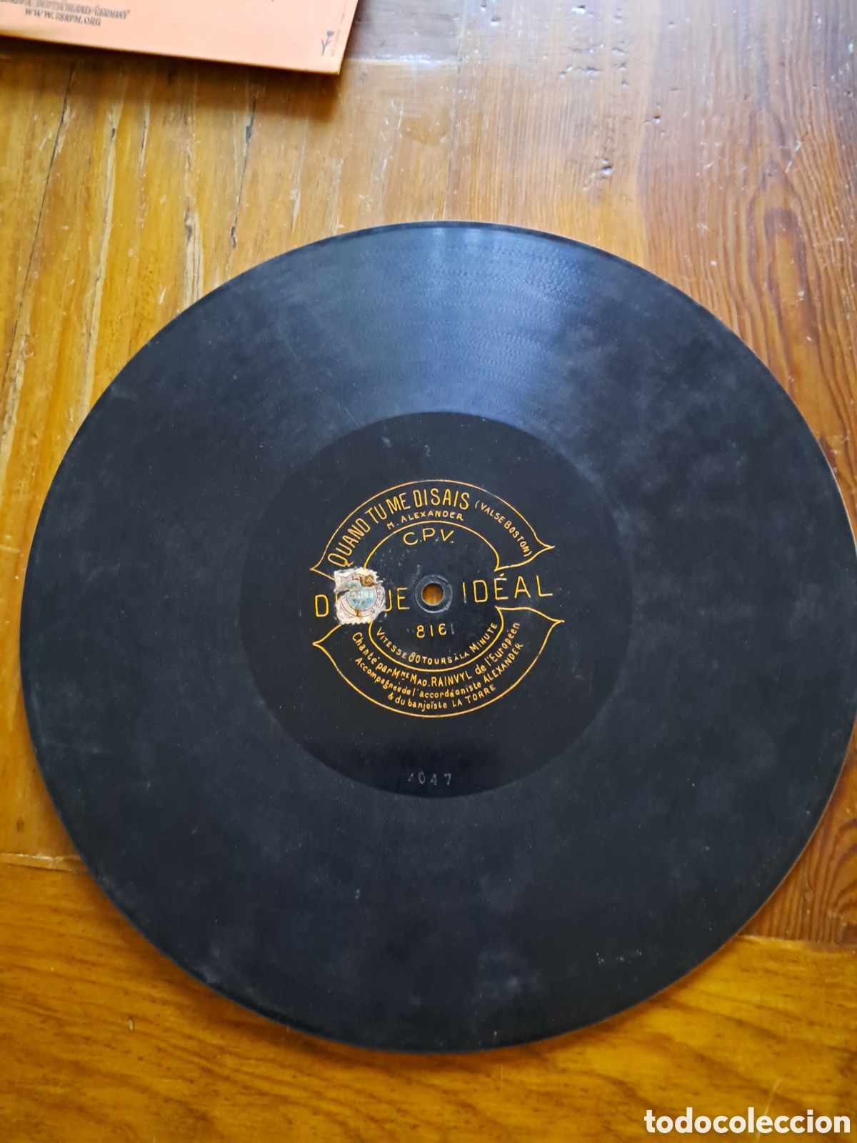 Discos de pizarra: Disque ideal 80rpm 11 1/3&rdquo; - Foto 2