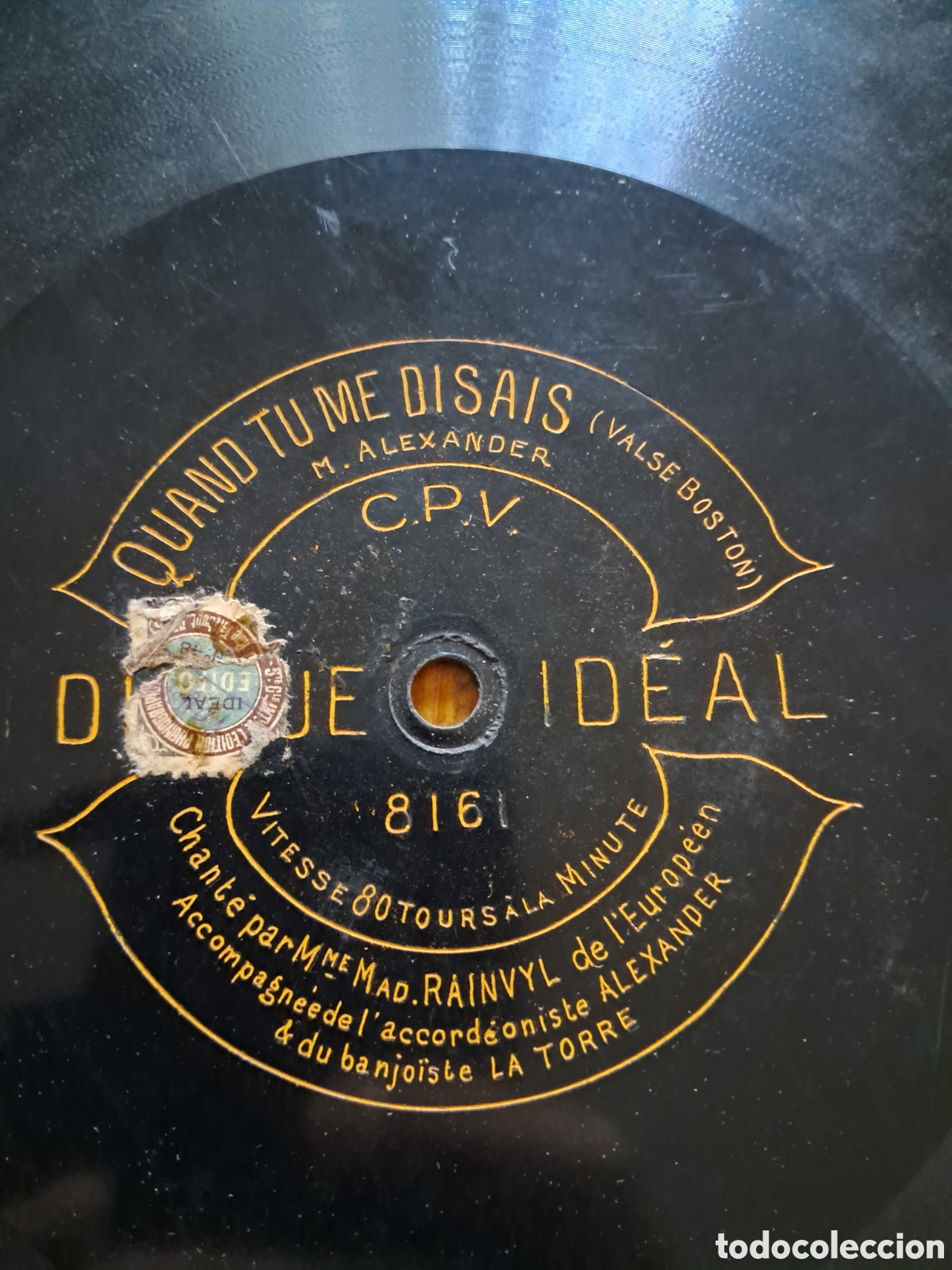 Discos de pizarra: Disque ideal 80rpm 11 1/3&rdquo; - Foto 1