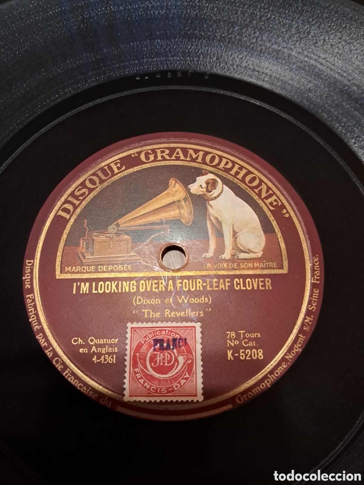 Discos de pizarra: The revellers &rdquo; im looking over a four-leaf clover / so blue &rdquo; - Foto 3