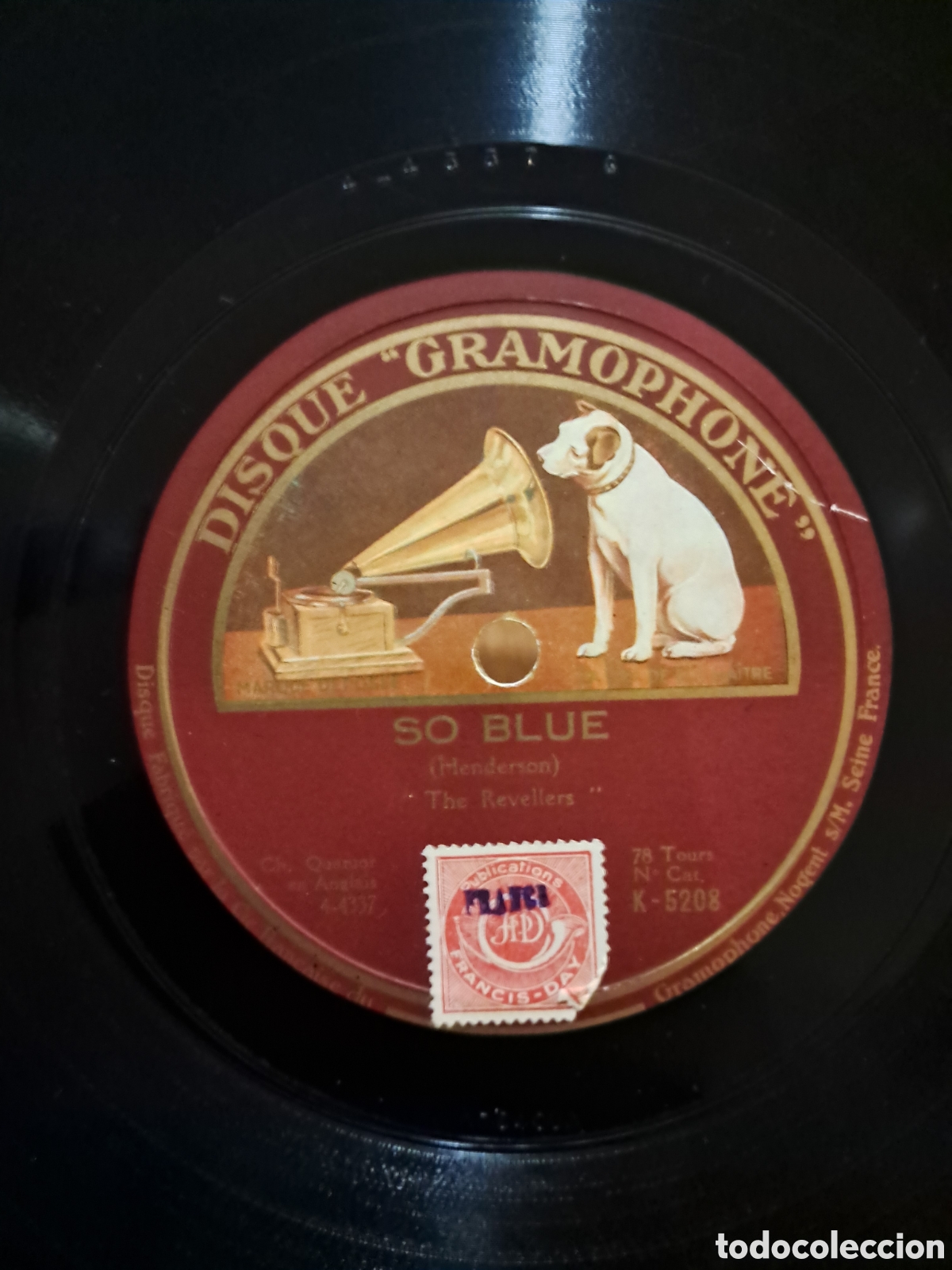 Discos de pizarra: The revellers &rdquo; im looking over a four-leaf clover / so blue &rdquo; - Foto 1