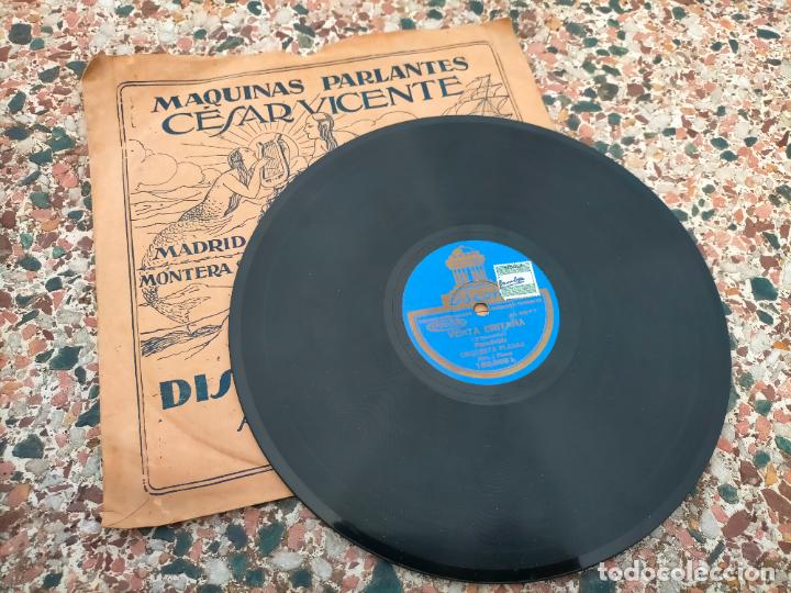 Discos de pizarra: Disco de pizarra antiguo odeon venta erita&ntilde;a nicolas orquesta planas - Foto 1