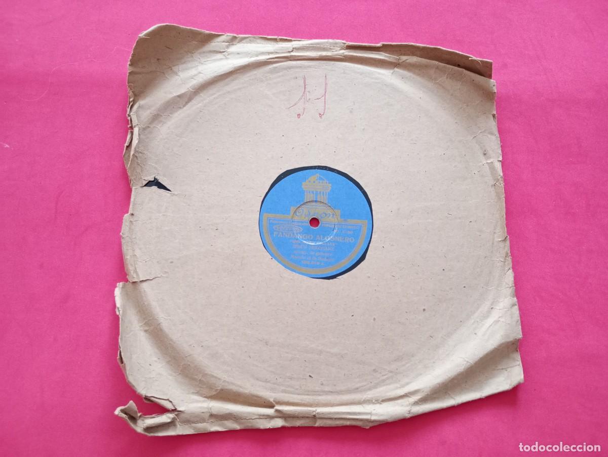 Discos de pizarra: DISCO DE PIZARRA. JES&Uacute;S PEROSANZ. FANDANGO ALOSNERO / SEGUIDILLAS GITANAS. ODEON - Foto 5
