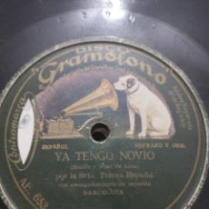 Discos de pizarra: DISCO DE PIZARRA YA TENGO NOVIO