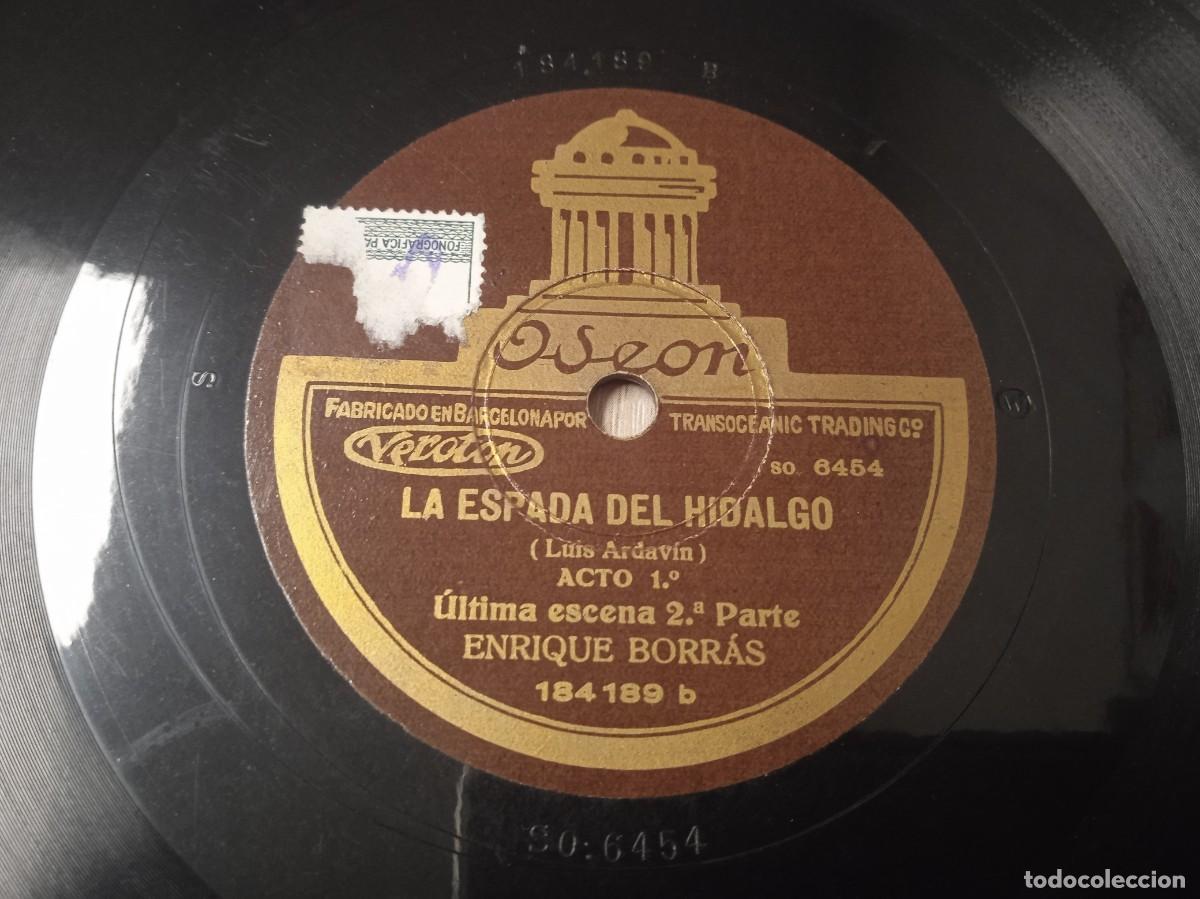 Discos de pizarra: Comedia dram&aacute;tica. ENRIQUE BORR&Aacute;S. La espada del Hidalgo de Luis Ardav&iacute;n - Foto 2