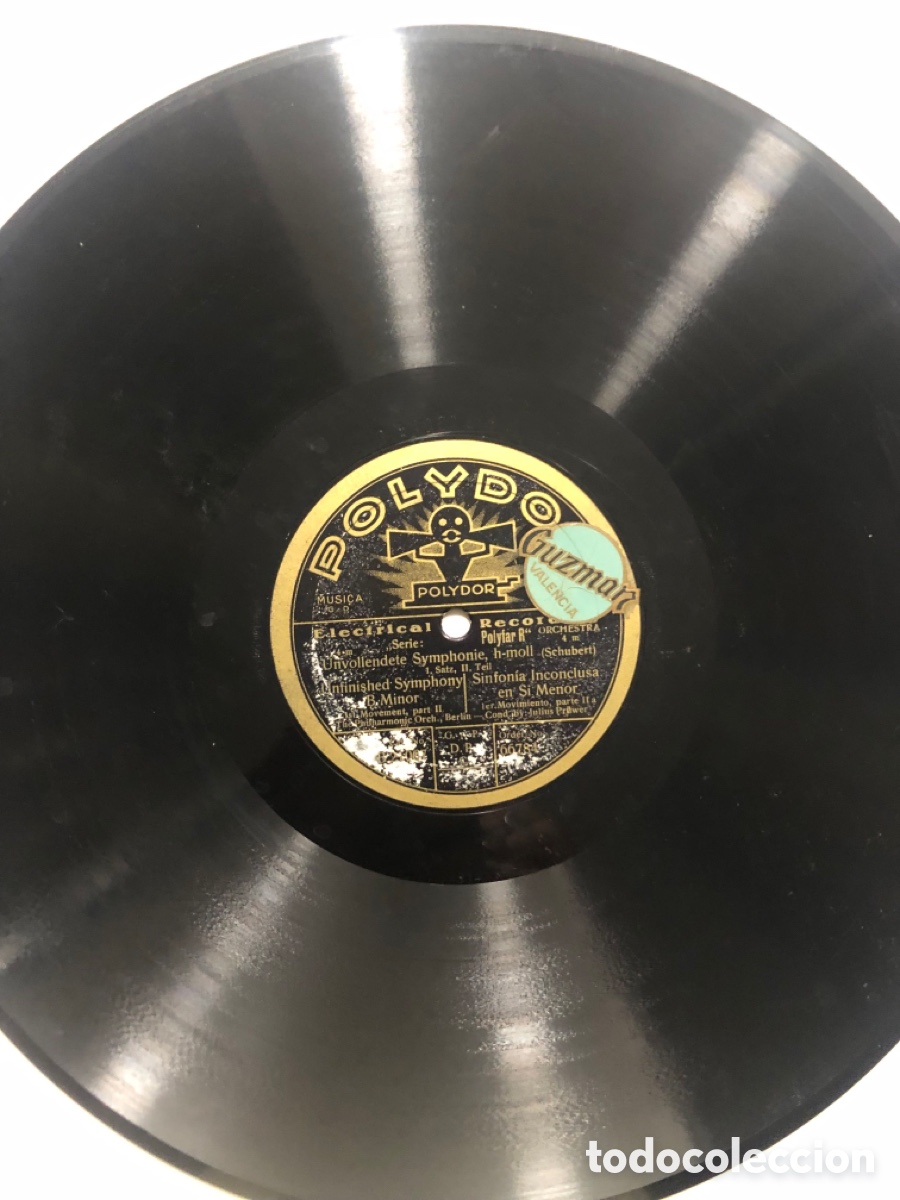 Discos de pizarra: Disco pizarra polydor sinfon&iacute;a inconclusa en s&iacute; menor schubert - Foto 4