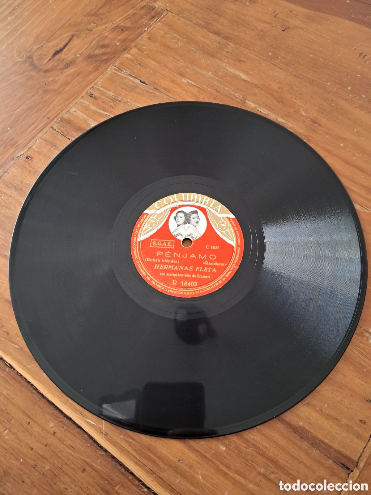 Discos de pizarra: Disco de pizarra hermanas Fleta nuevo - Foto 4