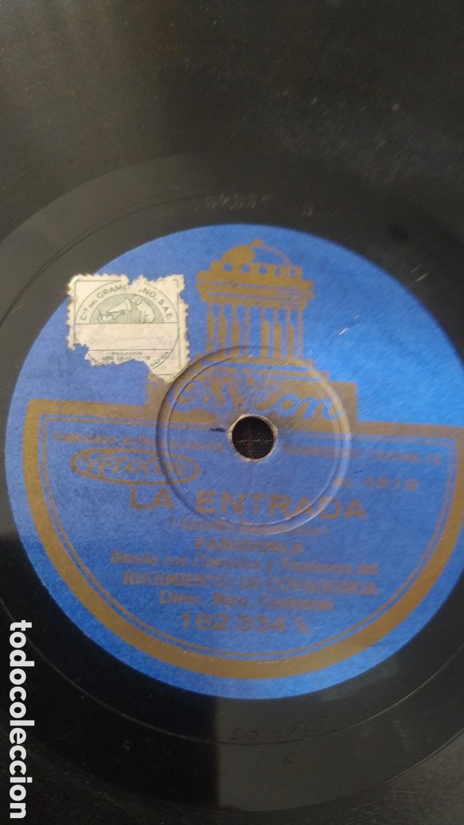 antiguo disco de pizarra jordeon la orgía dorad - Compra venta en  todocoleccion