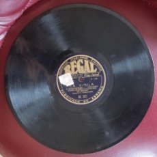 Discos de pizarra: ANTIGUO DISCO PIZARRA 78 RPM. BANDA REGIMIENTO WAD-RAS DE MADRID LA CIRILA - LOS FLECOS DEL MANTÓN -