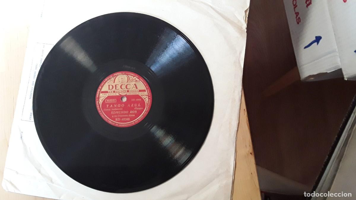 Discos de pizarra: EDMUNDO ROS Y SU ORQUESTA TIPICA DECCA ESPA&Ntilde;A - Foto 1
