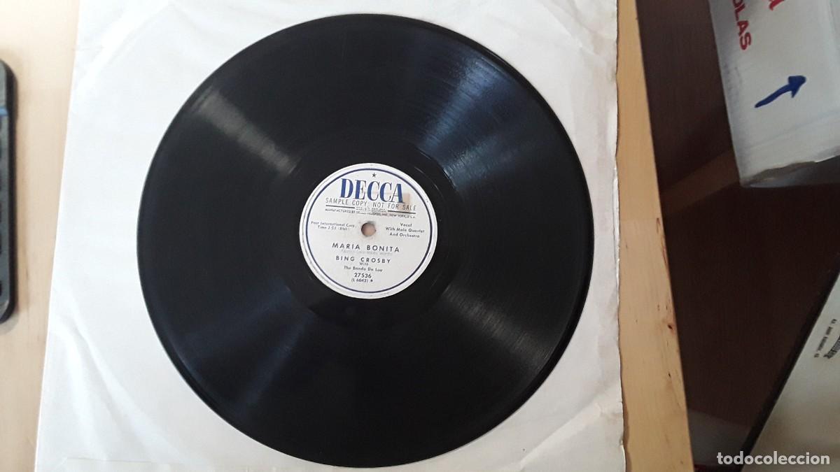 Discos de pizarra: BING CROSBY WITH THE BANDO DA LUA DECCA USA - Foto 1
