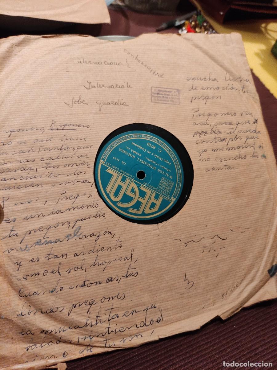 Discos de pizarra: WALTER WINCHELL RHUMBA Y TIBIDABO - Foto 3