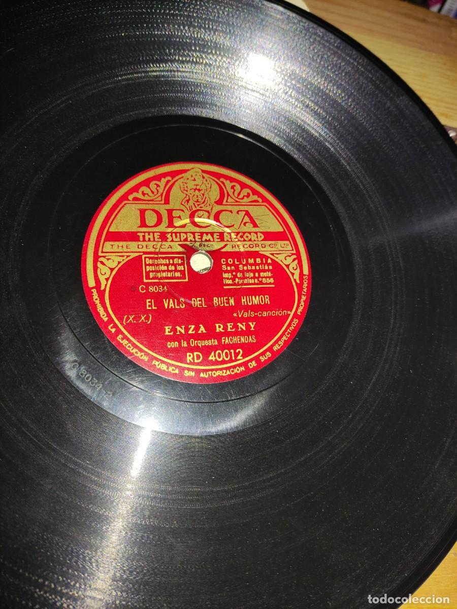 Discos de pizarra: DISCO PIZARRA EL VALLS DEL BUEN HUMOR Y EL MAR - Foto 1