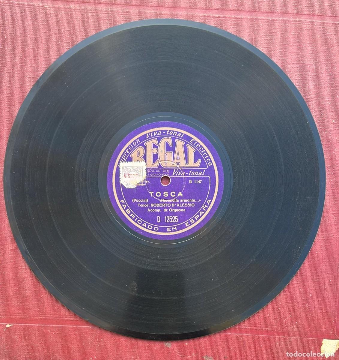 Discos de pizarra: DISCO PIZARRA TOSCA ROBERTO D&acute;ALESSIO DISCO REGAL - Foto 2