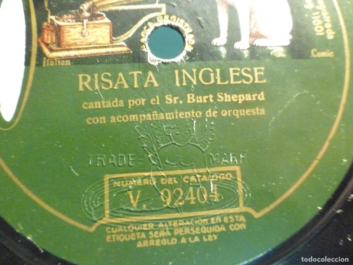 Discos de pizarra: Pizarra Gramophone V.92404 - Risata Inglese, Sr. Burt Shepard y La Gran Risa, Enrik Klausen - Foto 3