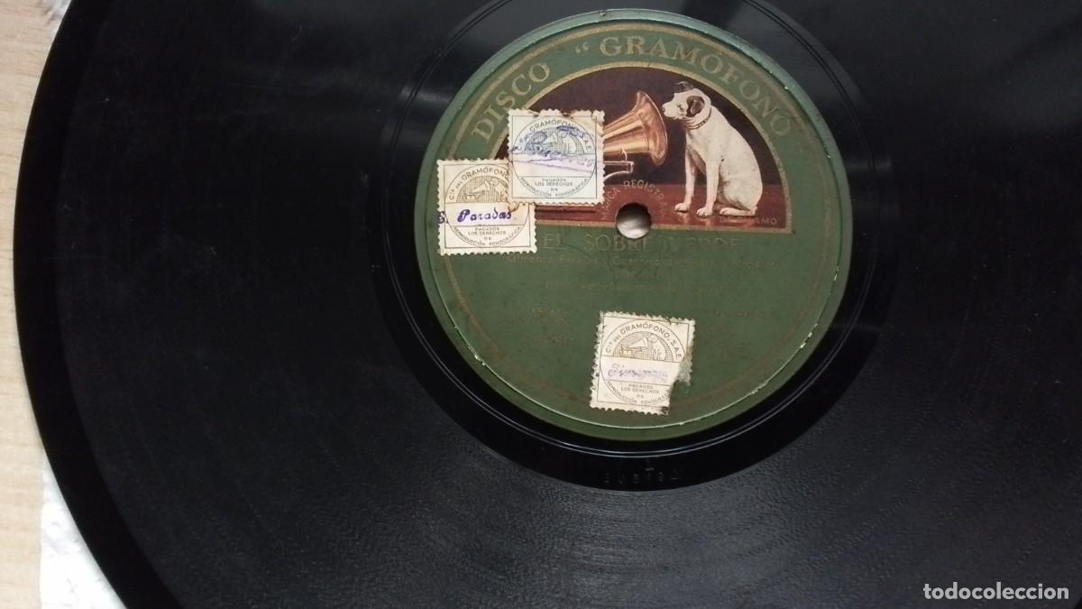 Discos de pizarra: Disco pizarra EL SOBRE VERDE - Foto 1