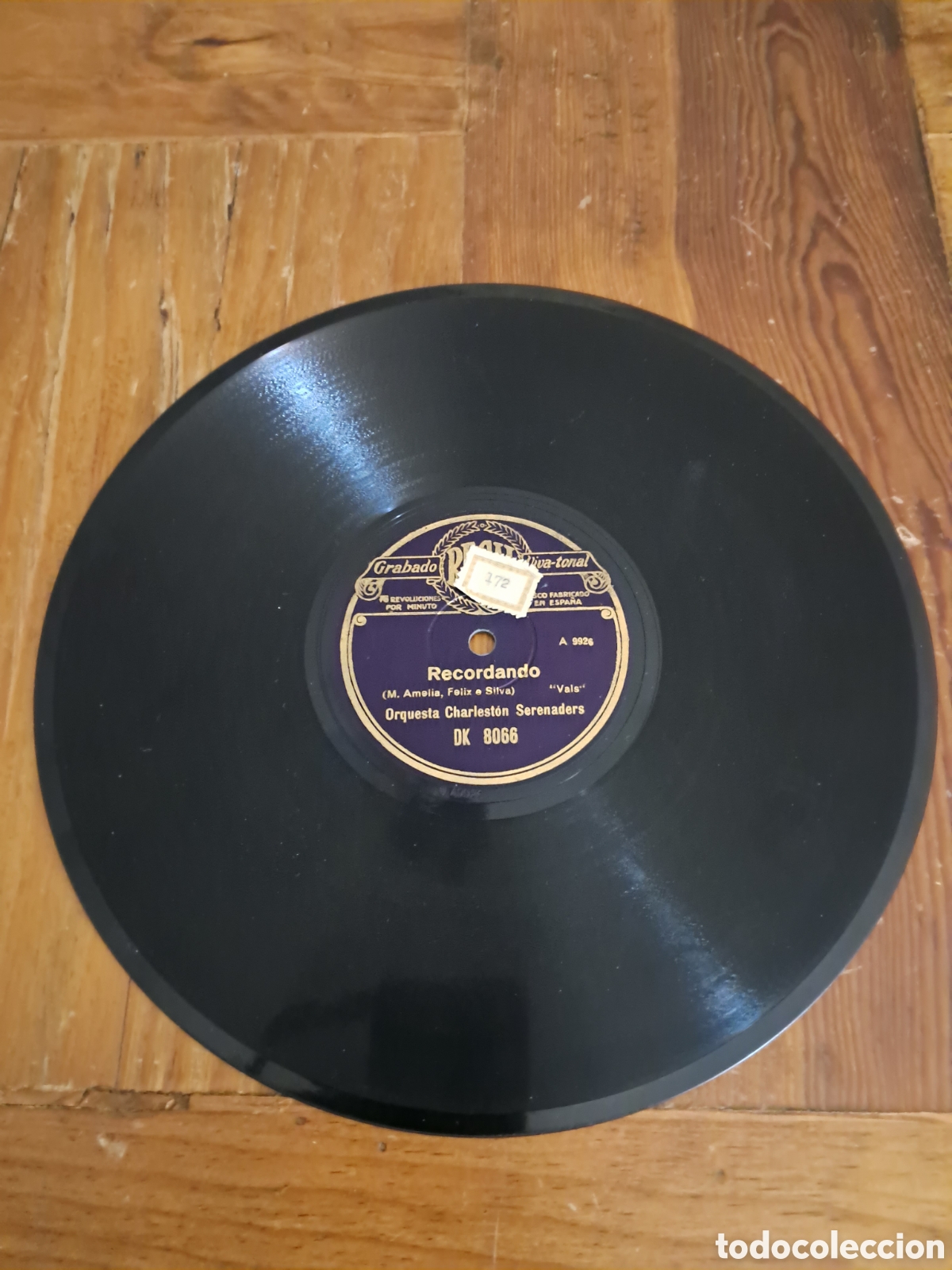 Discos de pizarra: Orquesta charleston serenaders &rdquo;recordando/ / yurity-maxixe&rdquo; - Foto 2