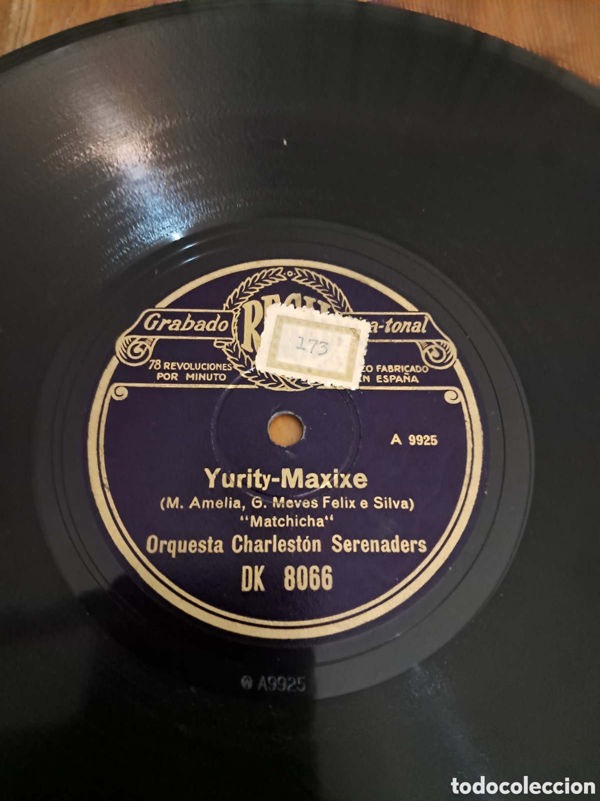 Discos de pizarra: Orquesta charleston serenaders &rdquo;recordando/ / yurity-maxixe&rdquo; - Foto 3