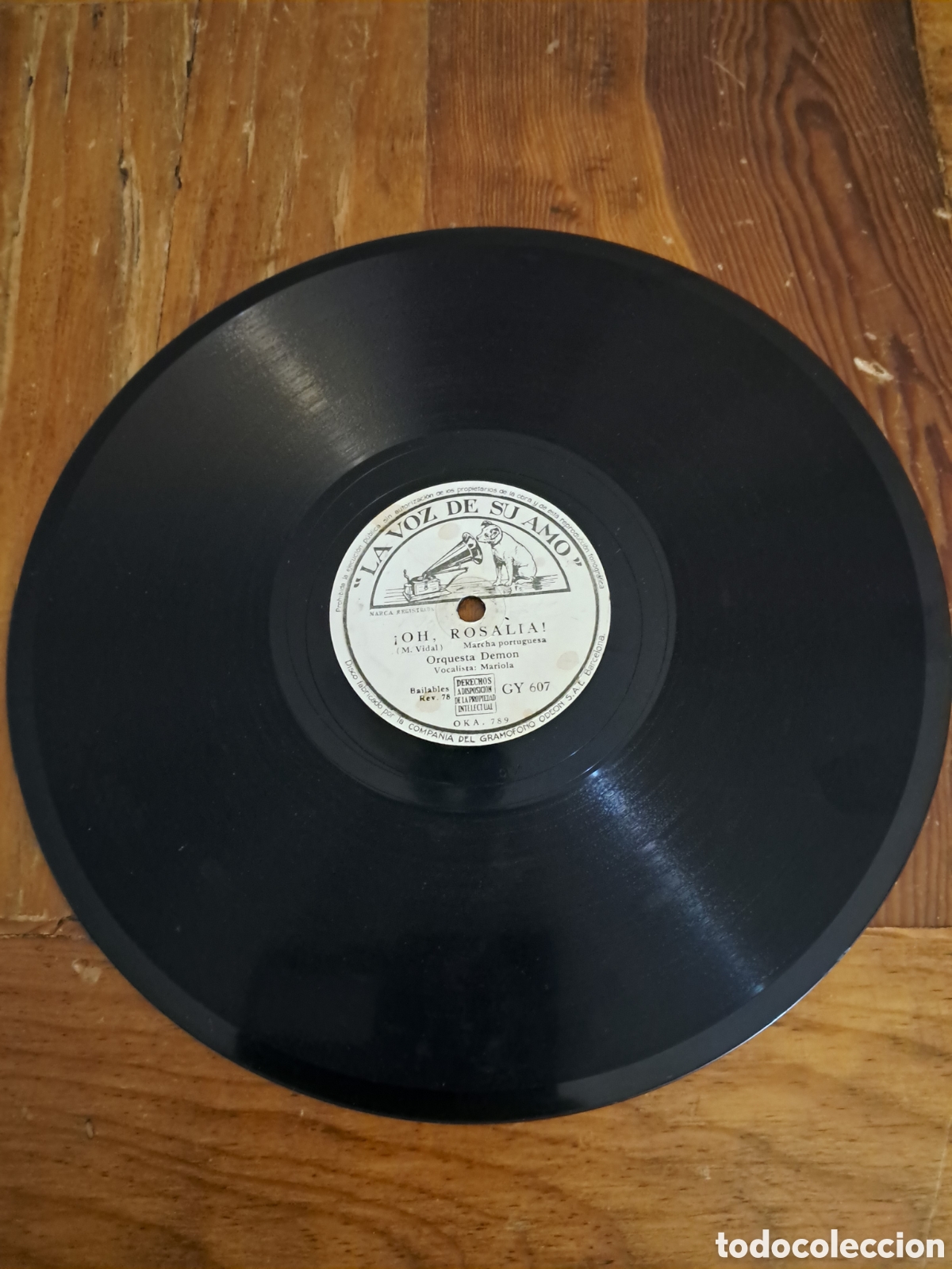 Discos de pizarra: Orquesta Demon &rdquo; vuelve el bugui-bugui / oh Rosalia &rdquo; - Foto 4
