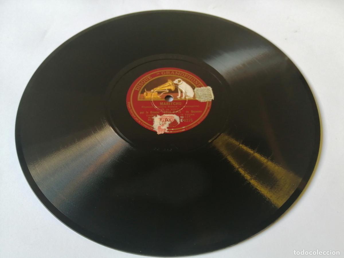 Discos de pizarra: Groupe Lous Muts de Bayonne - La Dacquoise / Maritchu, Chanson populaire Basque - Foto 4
