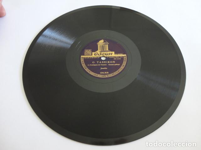 Discos de pizarra: Josel&iacute;n - De quen e o can? / O Tabeiron, Cuento gallego - Odeon 184.818 - Foto 2