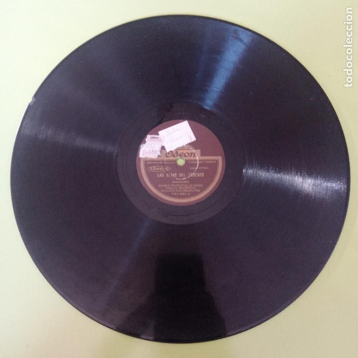 Discos de pizarra: DISCO PIZARRA. ALBORADA GALLEGA, CARCELERA LAS HIJAS DEL ZEBEDEO - Foto 3