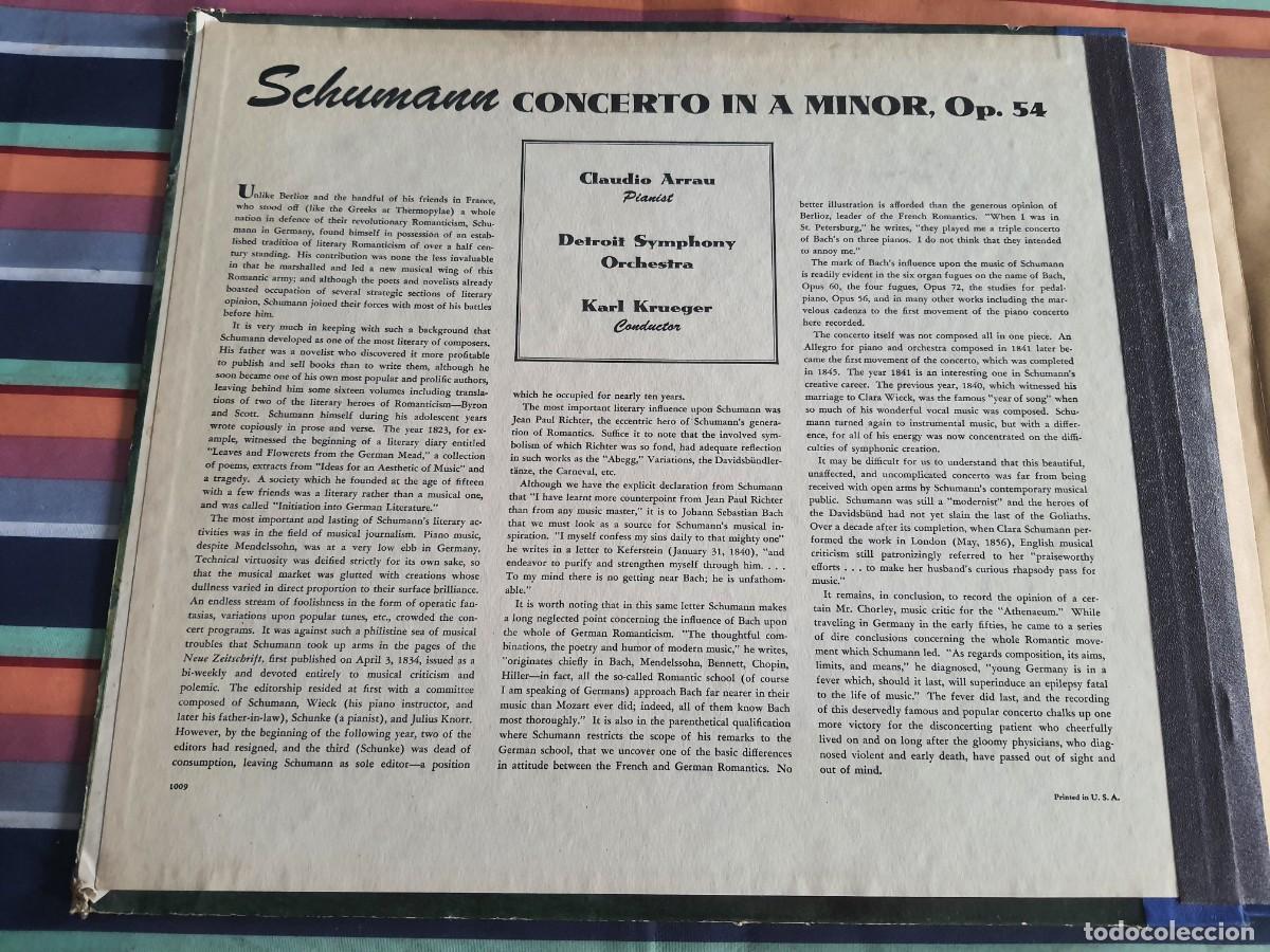 Discos de pizarra: Piano Concerto In A Minor, Opus 54 - Foto 2