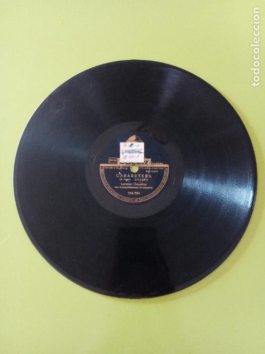 Discos de pizarra: DISCO PIZARRA. LORENZO GONZALEZ. NI&Ntilde;A, CABARETERA - Foto 2