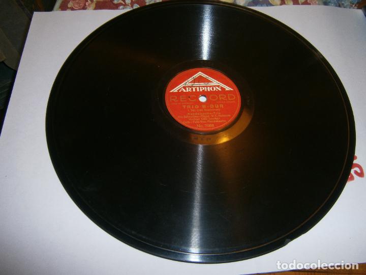 Discos de pizarra: ANTIGUO DISCO DE PIZARRA - TRIO B-DUR - DLP6 - Foto 2
