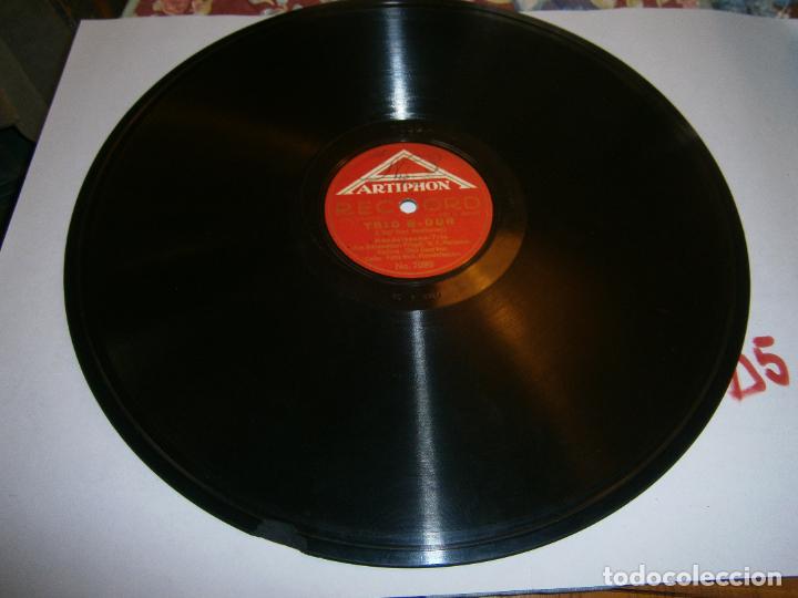 Discos de pizarra: ANTIGUO DISCO DE PIZARRA - TRIO B-DUR - DLP6 - Foto 1