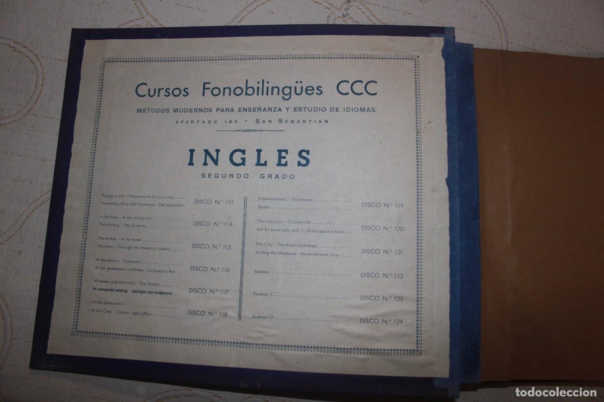 Discos de pizarra: CURSO DE INGL&Eacute;S COMPLETO PARA GRAMOLA - Foto 4