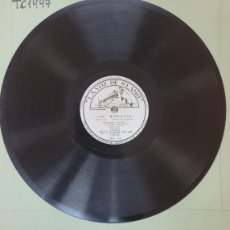 Discos de pizarra: DISCO 78 RPM - LA VOZ DE SU AMO - ORQ. DEMON - ¡OH, ROSALÍA! / VUELVE EL BUGUI-BUGUI - GRAMÓFONO