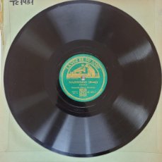 Discos de pizarra: DISCO 78 RPM - LA VOZ DE SU AMO - ORQ. BENNY GOODMAN - MADHOUSE / CHRISTOPHER COLUMBUS - GRAMÓFONO