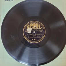 Discos de pizarra: DISCO 78 RPM - REGAL - ORQ. TÍPICA CRIOLLA - EL TANGO PROHIBIDO / UN TROPEZÓN - GRAMÓFONO